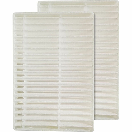 Lorell 3-in-1 Desk Lamp HEPA Air Filters HEPA - Remove Dust - 0.5" Height x 2.3" Width - 2 / Pack (LLR03147)