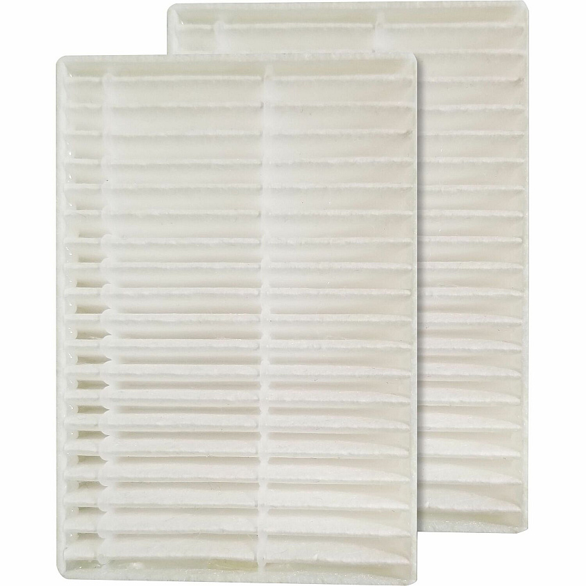 Lorell 3-in-1 Desk Lamp HEPA Air Filters HEPA - Remove Dust - 0.5" Height x 2.3" Width - 2 / Pack (LLR03147)