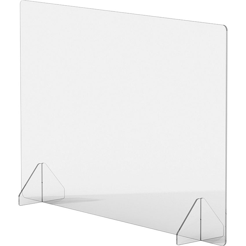 Lorell Social Distancing Barrier Clear - Acrylic (LLR55684)