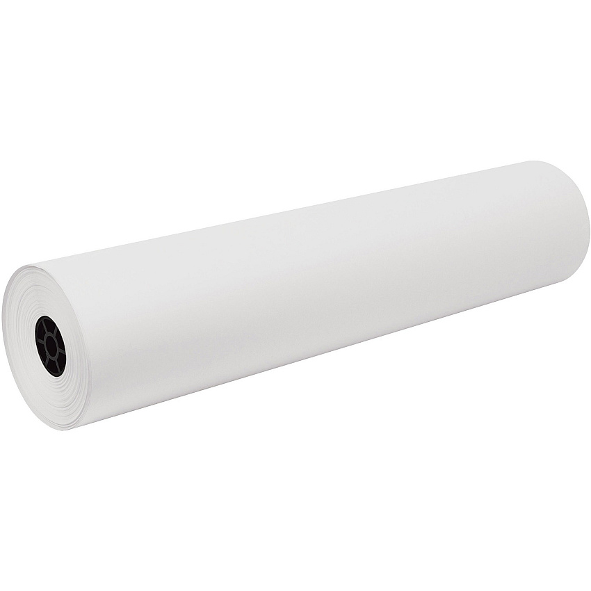 Tru-Ray Construction Paper Art Roll Mural, Art Project, Banner - 36" Width x 500 ft Length - White - Sulphite - 1 Roll (P100599)