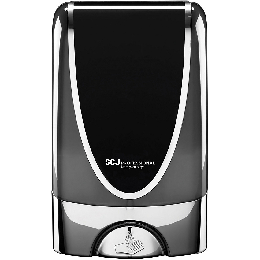 SC Johnson TouchFREE Ultra Dispenser Automatic - 1.27 quart Capacity - Support 4 x D Battery - Touch-free, Wall Mountable - Black - 1 Each (TF2CHR)