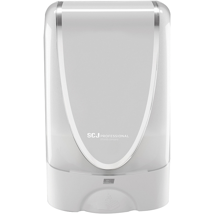 SC Johnson TouchFREE Ultra Dispenser Automatic - 1.27 quart Capacity - Support 4 x D Battery - Touch-free, Wall Mountable - White - 1 Each (TF2WHI)
