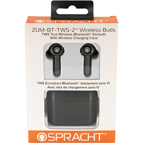 Spracht Earset True Wireless - Bluetooth - Earbud - In-ear - Noise Cancelling Microphone (ZUMBTTWS2)