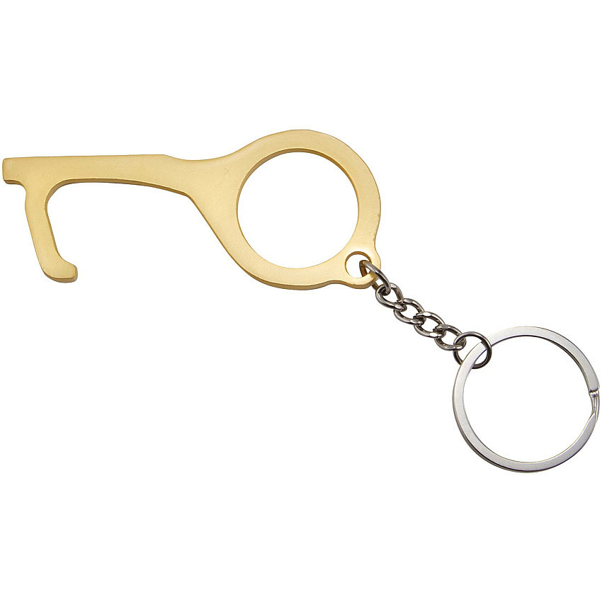 Advantus Touch-free Door Opener 0.3" Height x 2.5" Width - 2 / Pack - Brown - Brass (75695)