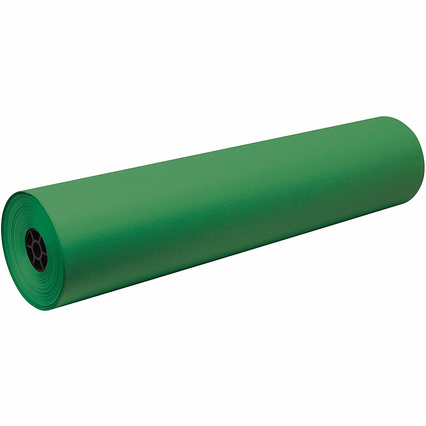 Tru-Ray Construction Paper Art Roll Art Project, Mural, Banner - 36" Width x 500 ft Length - Festive Green - Sulphite - 1 Roll (P100592)