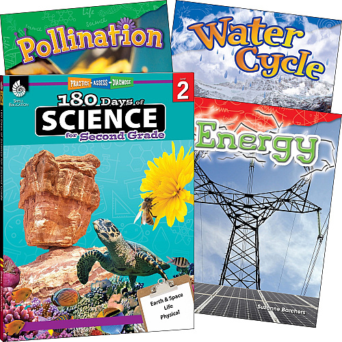 Shell Education Learn At Home Science 4-book Set Printed Book Book - Grade 2 - English - 1 Set (118403)
