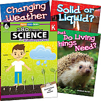 Shell Education Learn At Home Science 4-book Set Printed Book Book - Grade K - English - 1 Set (118401)