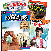Shell Education Learn At Home Social Studies Books Printed Book Book - Grade 4 - English - 1 Set (118398)