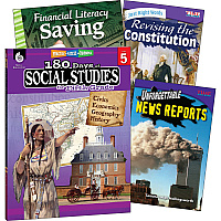 Shell Education Learn At Home Social Studies Books Printed Book Book - Grade 5 - English - 1 Set (118399)