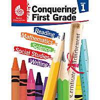 Shell Education Conquering Home/Classwork Book Set Printed Book Book - Grade 1 - Multilingual - 1 Set (100709)