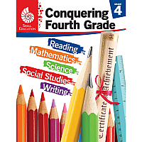 Shell Education Conquering Home/Classwork Book Set Printed Book Book - Grade 4-5 - Multilingual - 1 Set (100712)