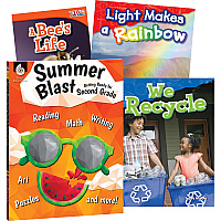 Shell Education Learn-At-Home Summer Science Set Printed Book by Jodene Smith 196 Pages - Book - Grade 1-2 - Multilingual - 1 Set (51678)