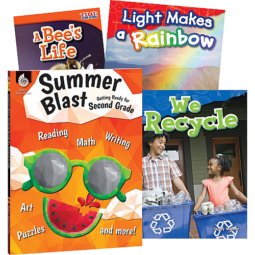 Shell Education Learn-At-Home Summer Science Set Printed Book by Jodene Smith 196 Pages - Book - Grade 1-2 - Multilingual - 1 Set (51678)