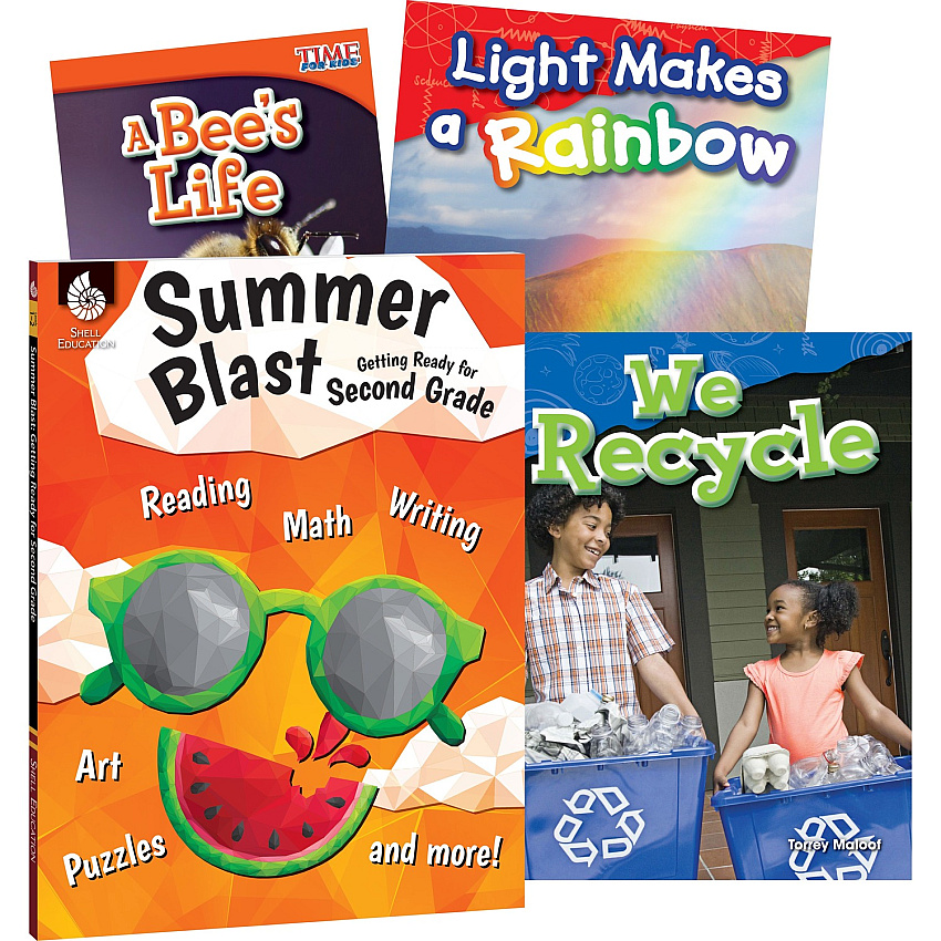 Shell Education Learn-At-Home Summer Science Set Printed Book by Jodene Smith 196 Pages - Book - Grade 1-2 - Multilingual - 1 Set (51678)