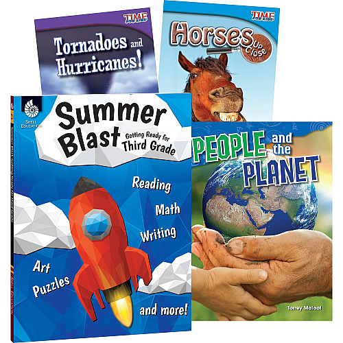 Shell Education Learn-At-Home Summer Science Set Printed Book by Wendy Conklin 212 Pages - Book - Grade 2-3 - Multilingual - 1 Set (51679)