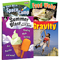 Shell Education Learn-At-Home Summer Science Set Printed Book Book - Grade 3-4 - Multilingual - 1 Set (51680)
