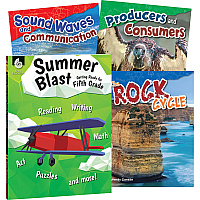 Shell Education Learn-At-Home Summer Science Set Printed Book by Wendy Conklin 224 Pages - Book - Grade 4-5 - Multilingual - 1 Set (51681)