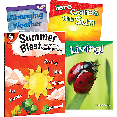 Shell Education Learn-At-Home Summer Science Set Printed Book by Jodene Smith 188 Pages - Book - Grade Pre K-K - Multilingual - 1 Set (51676)