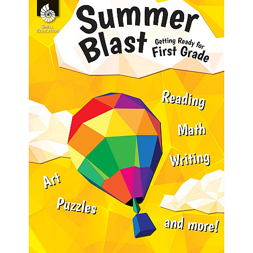 Shell Education Summer Blast Student Workbook Printed Book by Jodene Smith 128 Pages - Book - Grade K-1 - Multilingual - 1 Each (51551)