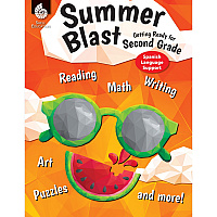 Shell Education Summer Blast Spanish Workbook Printed Book Book - Grade 1-2 - Spanish - 1 Each (86127)
