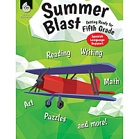 Shell Education Summer Blast Spanish Workbook Printed Book Book - Grade 4-5 - Spanish, English - 1 Each (86130)