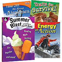 Shell Education Learn-At-Home Grade 4 Summer STEM Set Printed Book by Jennifer Prior, Wendy Conklin, Suzanne I. Barchers 220 Pages - Book - Grade 3-4 - Multilingual - 1 Set (51674)