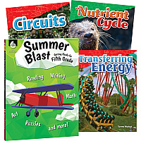 Shell Education Learn-At-Home Grade 5 Summer STEM Set Printed Book by Wendy Conklin 224 Pages - Book - Grade 4-5 - Multilingual - 1 Set (51675)