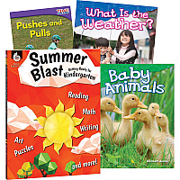 Shell Education Learn-At-Home Grade K Summer STEM Set Printed Book by Jodene Smith 188 Pages - Book - Grade Pre K-K - Multilingual - 1 Set (51670)