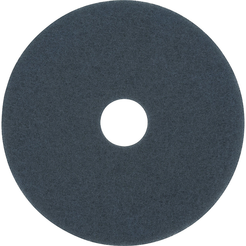 3M Blue Cleaner Pad 5300 Round14" Diameter x 1" Thickness - Scrubbing, Cleaning - Concrete, Vinyl Composition Tile (VCT), Sheet Vinyl, Linoleum Floor - 175 rpm to 600 rpm Speed Supported - Durable, Dirt Remover, Scuff Mark Remover - Nylon, Polye (5300N14)