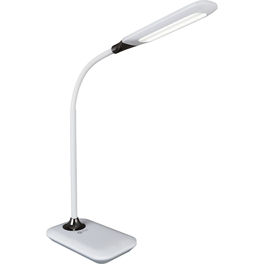 OttLite Enhance LED Desk Lamp with Sanitizing 11.8" Height x 4" Width - LED Bulb - USB Charging, Flexible Neck, Sanitizing - Desk Mountable - White - for Furniture, Desk, Office, Home, Dorm (SCD0500S)
