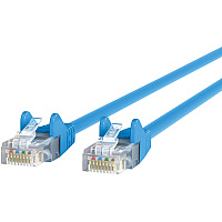 Belkin RJ45 Category 6 Snagless Patch Cable 6 ft Category 6 Network Cable for Network Device, Notebook, Desktop Computer, Modem, Router - First End: 1 x RJ-45 Network - Male - Second End: 1 x RJ-45 Network - Male - 1 Gbit/s - Patch Cable - B (A3L9806BLUS)