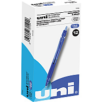 uni-ball uni&reg; Jetstream Elements Ballpoint Pen 1 mm Medium Pen Point - Blue Ink - Gel-based - 1 Dozen (70124)