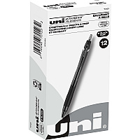 uni-ball uni&reg; Jetstream Elements Ballpoint Pen 1 mm Medium Pen Point - Black Ink - Gel-based - 1 Dozen (70123)