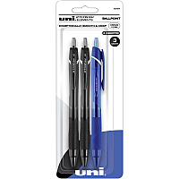 uni-ball uni&reg; Jetstream Elements Ballpoint Pen 1 mm Medium Pen Point - Assorted Ink - Gel-based - 3 / Pack (90194)