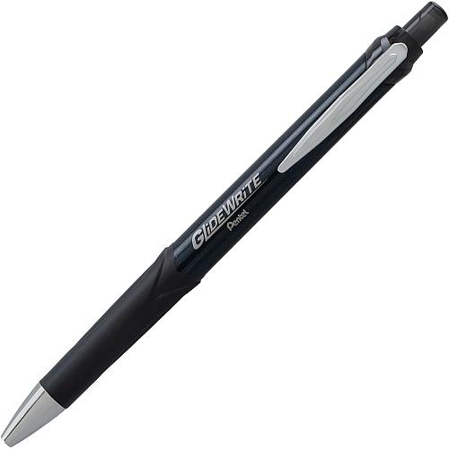 Pentel GlideWrite Signature 1.0mm Ballpoint Pen 1 mm Pen Point - Black Ink - Gel-based - 1 Dozen (BX930AA)