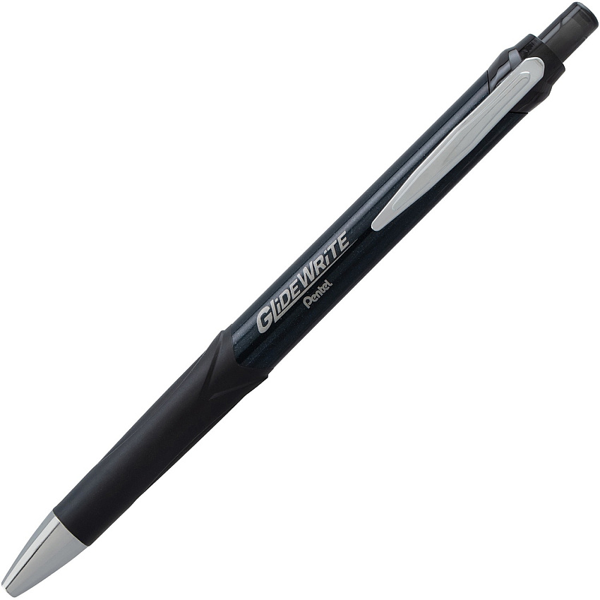 Pentel GlideWrite Signature 1.0mm Ballpoint Pen 1 mm Pen Point - Black Ink - Gel-based - 1 Dozen (BX930AA)
