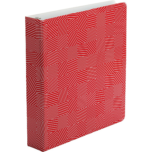 Oxford 1-1/2" Back-mounted Round Ring Binder 1 1/2" Binder Capacity - 350 Sheet Capacity - Fastener(s): Round Ring - Pocket(s): 2, Internal - Red - 1 Each (42550)