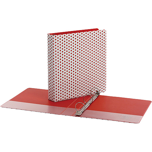 Oxford 1-1/2" Back-mounted Round Ring Binder 1 1/2" Binder Capacity - 350 Sheet Capacity - Fastener(s): Round Ring - Pocket(s): 2, Internal - Red - 1 Each (42650)