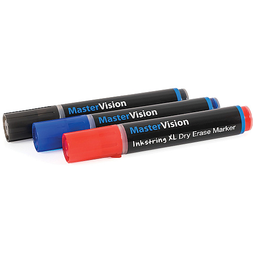 Bi-silque Dry Erase Markers 3 mm Bullet Marker Point - Black Ink - Gel-based - 3 / Pack (PE4104)