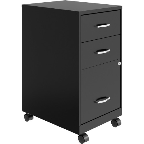 Lorell SOHO SOHOThe 3-Drawer Organizer Cabinet (03097BK)
