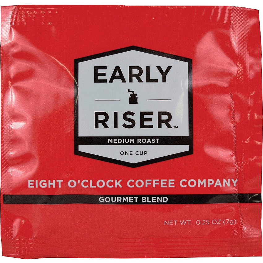 Eight O'Clock Coffee Pod Early Riser Coffee Regular - Medium - Pod - Arabica - 200 / Carton (CCFEOC1R)