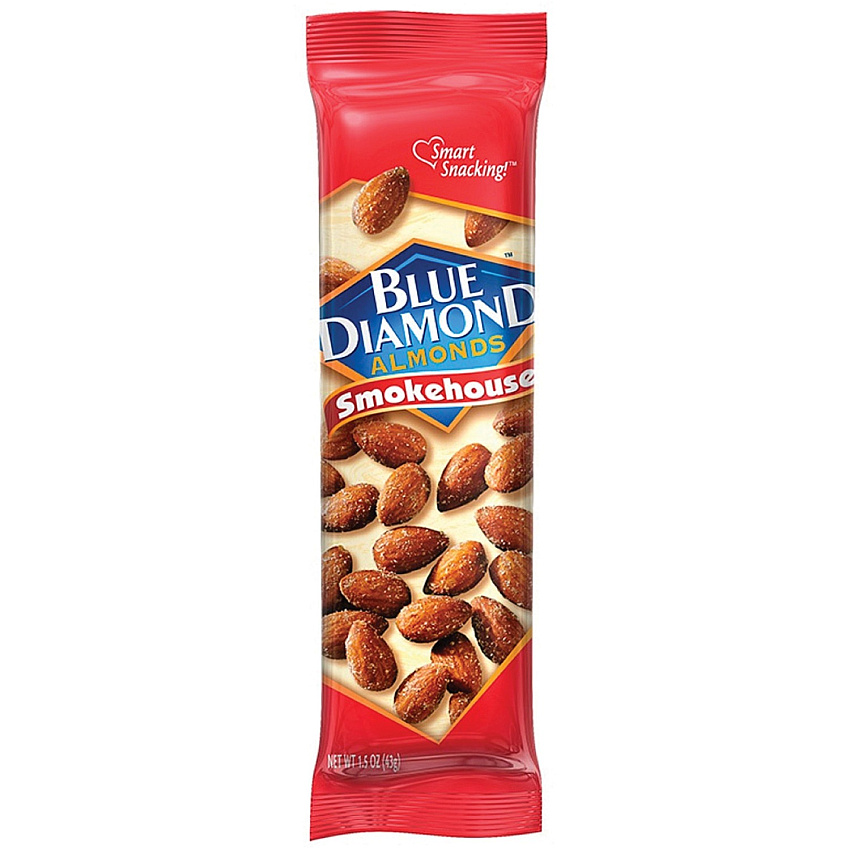 BlueDiamond Smokehouse Almonds Smokehouse BBQ - 1.50 oz - 12 / Box (5179)