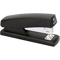 Business Source Half-strip Stapler Staples Upto 20 Sheet - Holds Upto 105 Staple - Half Strip - Black - Plastic - 1 Each (BSN03197)