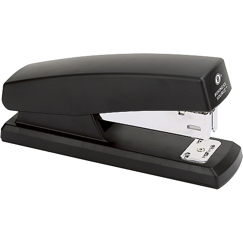 Business Source Half-strip Stapler Staples Upto 20 Sheet - Holds Upto 105 Staple - Half Strip - Black - Plastic - 1 Each (BSN03197)