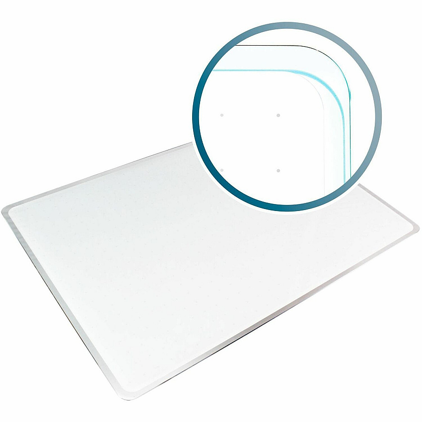 Viztex&reg; Glacier White Multi-Purpose Grid Glass Dry Erase Board 24" x 36" 36" (3 ft) Width x 24" (2 ft) Height - White Tempered Glass Surface - Rectangle - Horizontal/Vertical - Magnetic - Durable, Smudge Resistant, Frameless, Magnetic, M (FCVGM2436WG)