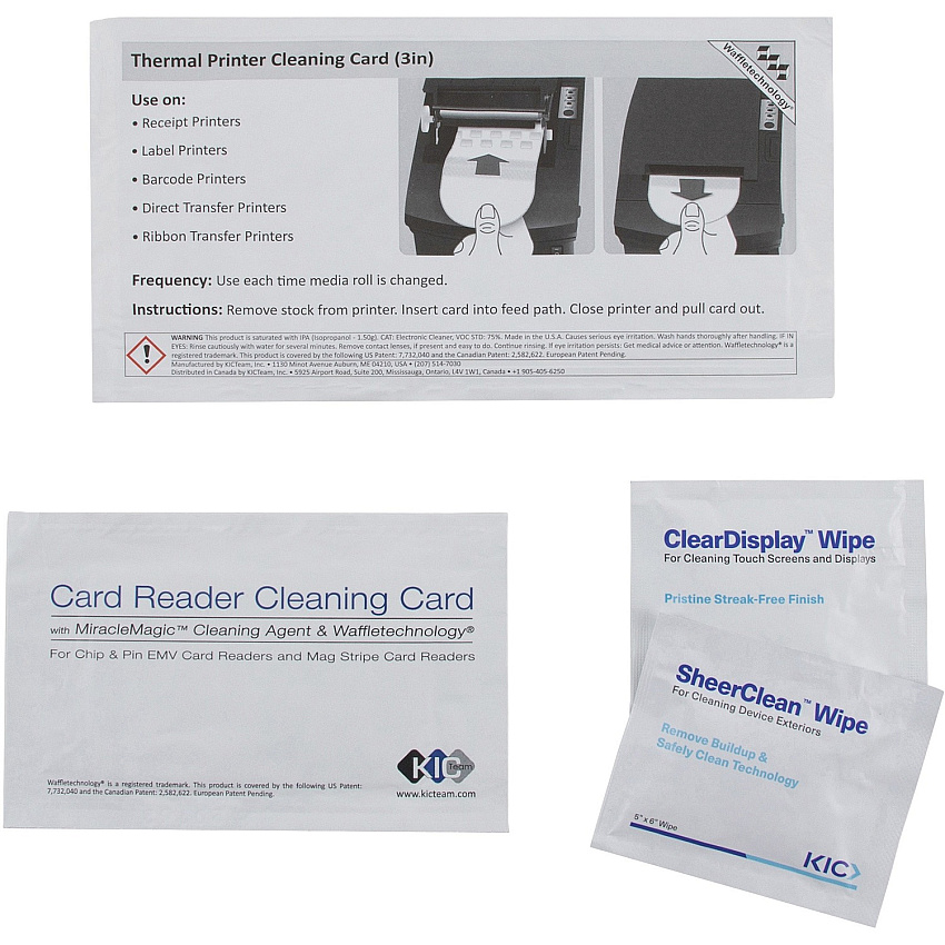 Read Right Point of Sale Cleaning Kit For POS Equipment, Display Screen, Smartphone, Tablet, Printer, Monitor, Barcode Scanner - 1 Each (RR15107)