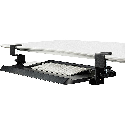Kantek Tilting Keyboard Tray 11.5" Height x 5" Width - Black - 1 Each (KT165)