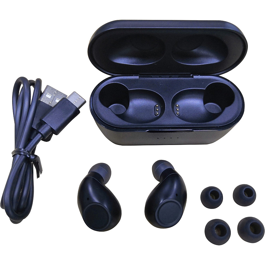 Compucessory Earset Wireless - Bluetooth - Earbud - In-ear - Black (15156)