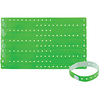 Advantus Colored Vinyl Wristbands Adjustable - 0