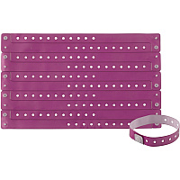 Advantus Colored Vinyl Wristbands Adjustable - 0